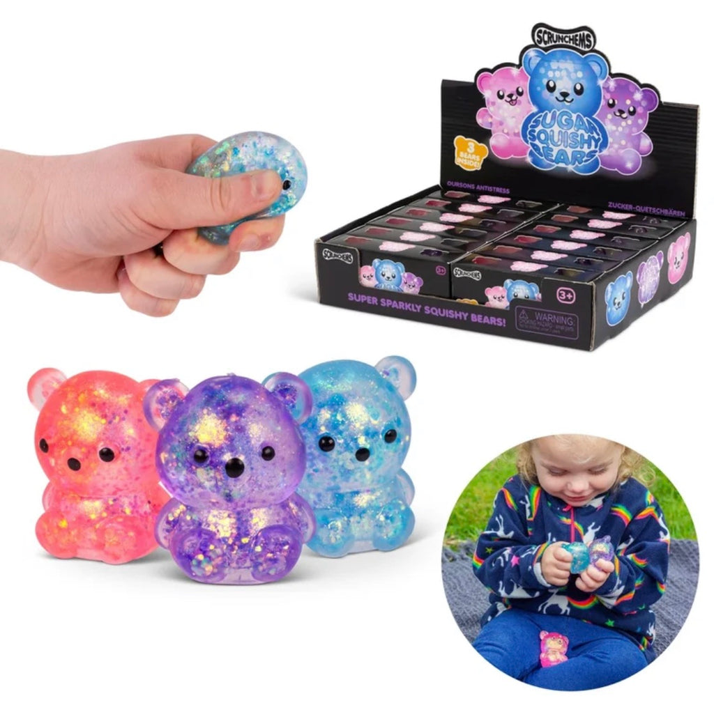 Sugar Squishy Bears 3 Pack