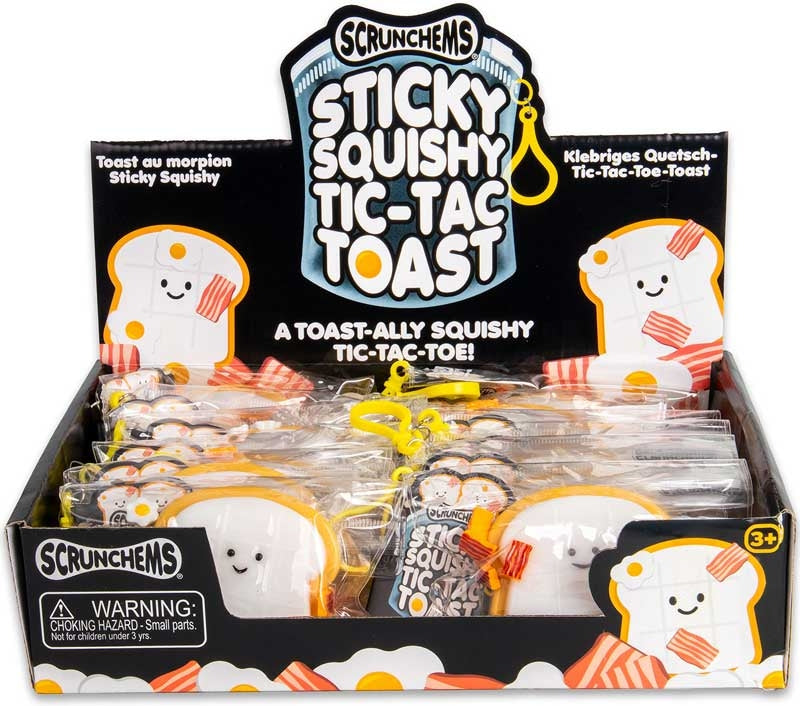 Sticky Squishy Tic Tac Toast