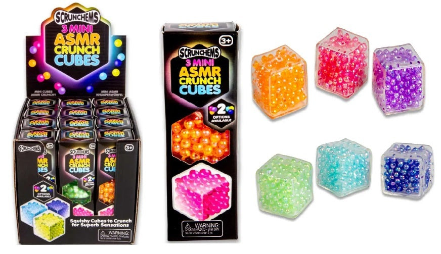 ASMR Mini Crunch Cubes 3 Pack