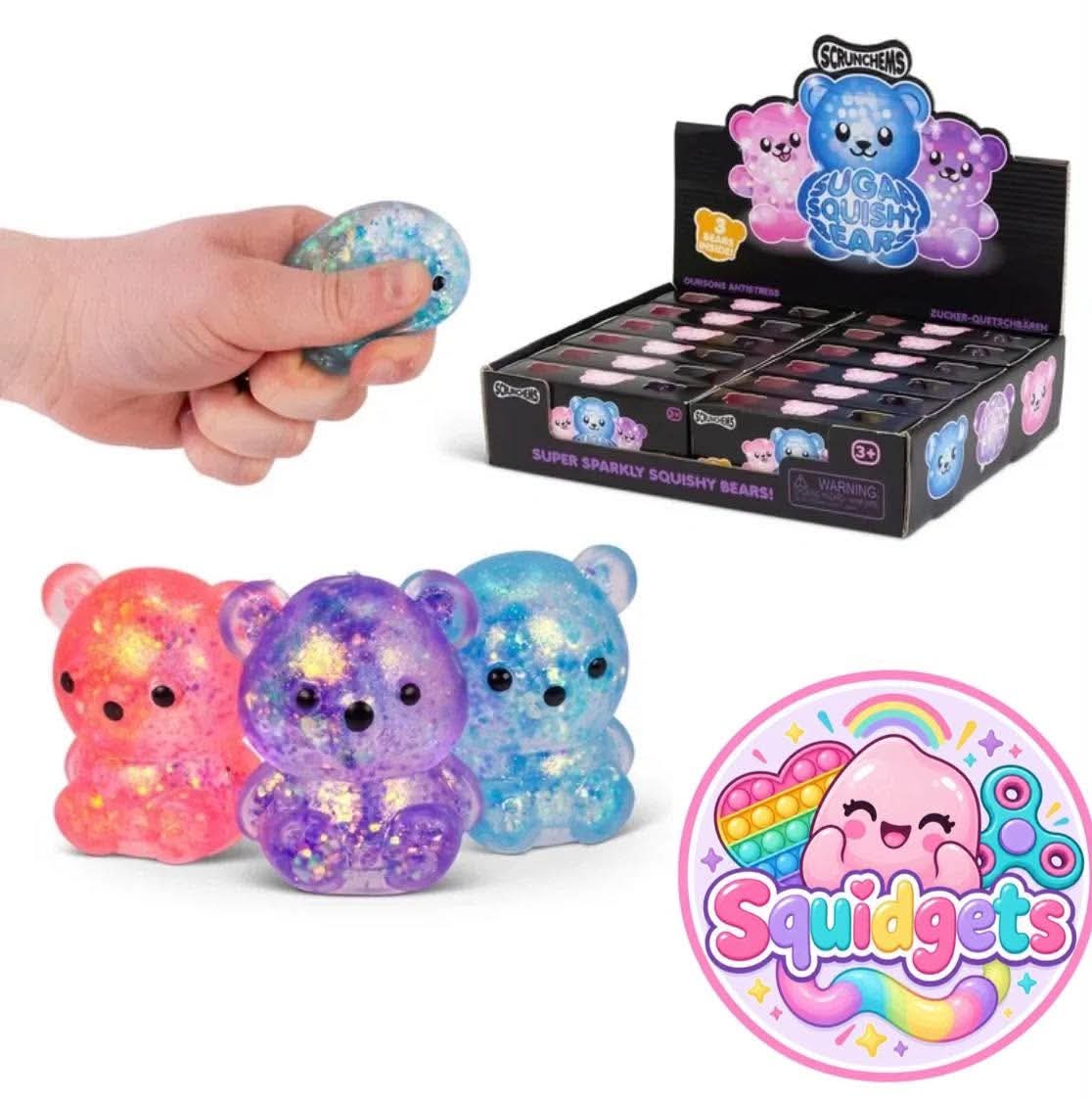Sugar Squishy Bears 3 Pack