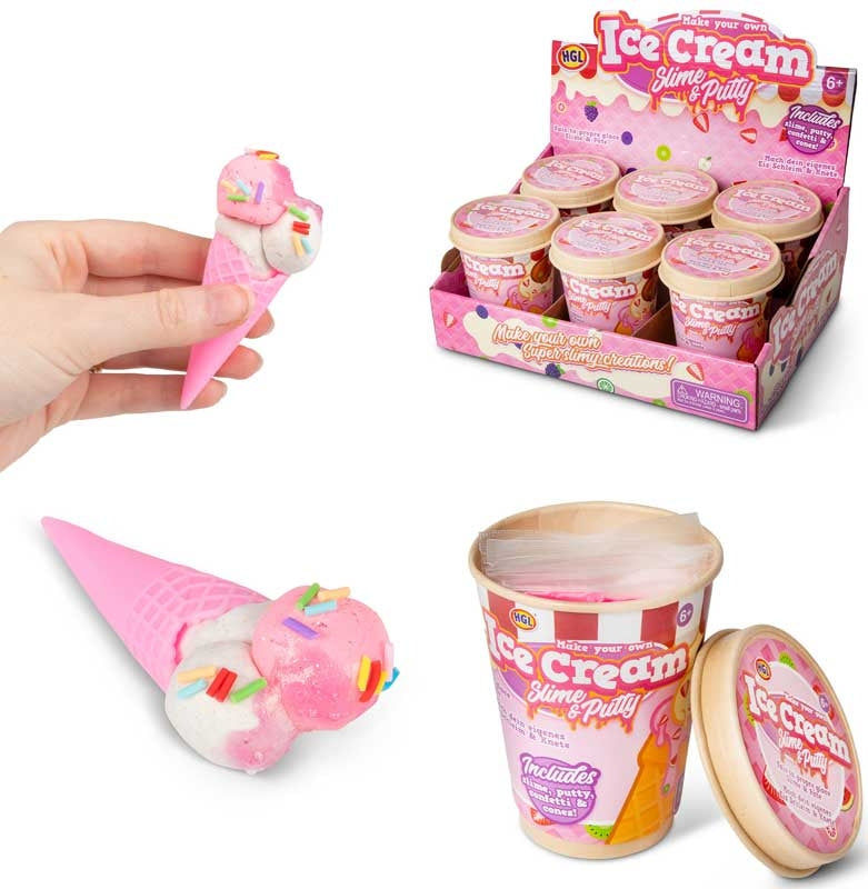 Make Your Own Ice Cream Slime and Putty
